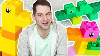 Great LEGO DUPLO Building Ideas! Animals Build Kids Activities: Crocodiles, Birds, Giraffes and More