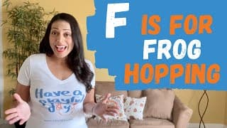 FROG HOPPING | Animal Walk to Teach Kids | Preschooler Home Exercise | Physical Education