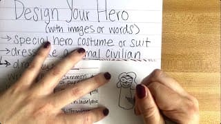 Creating Your Own Superhero | Creative Writing | ArtistYear Create