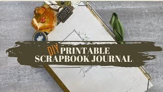 How to Make a Scrapbook Journal from Scratch