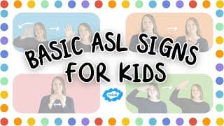 Basic ASL Signs for Kids | American Sign Language Day | Twinkl USA