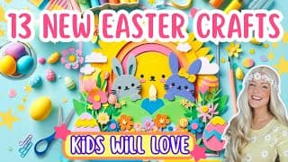 13 Easy & Adorable Easter Crafts for Kids! 🐰🌸 DIY Easter Decorations & Fun Spring Crafts