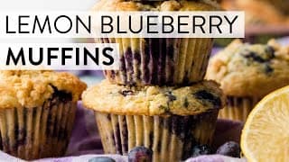 Lemon Blueberry Muffins | Sally's Baking