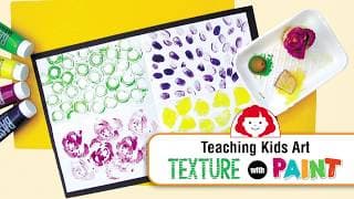 Evan-Moor's Teaching Kids Art: Learning About Texture with Paint