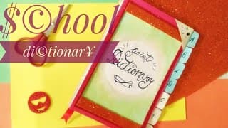 How to make dictionary (for project) ? #schoolproject