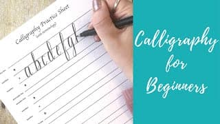 Calligraphy for Beginners | Learn the Basics