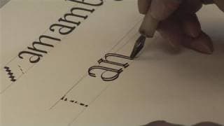How To Write A Calligraphy Alphabet