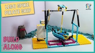 Build it yourself - LEGO Pirate Ship with LEGO Education SPIKE PRIME Set 45678