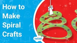 How to Make a Spiral Christmas Tree Paper Craft