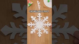 DIY CAPTIVATING SNOWFLAKE CRAFT | EASY PAPER SNOWFLAKE STEP BY STEP
