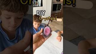 Grow Your Own Crystals at Home! Supplies & steps in the description. Subscribe for more fun ideas!