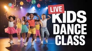 LIVE Kids Dance Performance | Fun Dance Show for Kids | Online Kids Dance Party