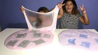 TWO GALLONS OF FLUFFY COLOR CHANGING SLIME - How to make color changing slime