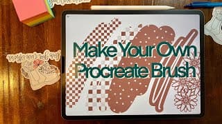 Make 5 of Your Own Procreate Brushes | Checkered, Plaid, Outline, Polka Dot + Stamp Brushes