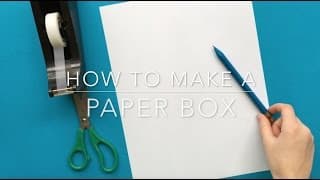 How to Make a Box from a Sheet of Paper (EASY)