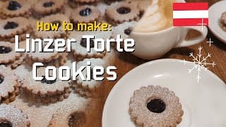 How to make - Linzer Torte Cookies | Austria's original Christmas cookies