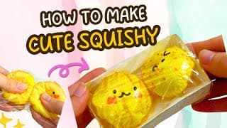DIY Squishy 🍊 How to make a paper squishy - Step by Step Tutorial