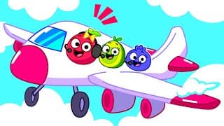 Safety Tips in an Airplane ✈️✨ Fly Safe with Pit & Penny 🥑