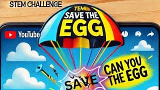 Save the Egg STEM Challenge: Design a Parachute That Works!