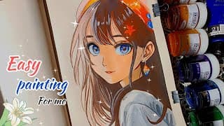 Easy Gouache Painting for Beginners || Step-by-Step Guide to Creating Stunning Art!✨