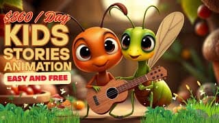 How to Make Kids 3D - Animated Stories Video | Fast, Easy and Free