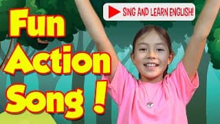 Children's English Learning | Songs with Lyrics and Actions: Hands in the Air