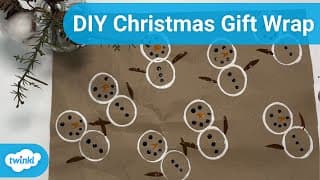 DIY Christmas Gift Wrapping Paper | Christmas Wrapping Paper 2022 | How to Make Wrapping Paper