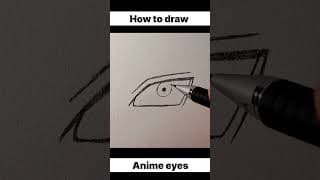 Easy Anime Eye Tutorial! Manga Style👀