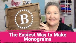 Cricut Monogram Maker: The Easy Way to do Monograms