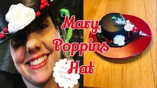 DIY Mary Poppins NO SEW hat and candy umbrella 😘