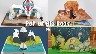 How to create Pop-up Story Book | Illustration | Art | Big Book