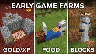 3 Farms For Your First Day in Minecraft