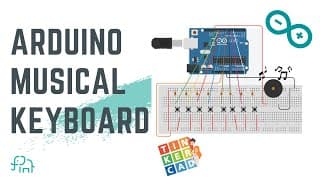 Make A Musical Keyboard using Arduino and TinkerCad | Beginner Arduino Tutorial