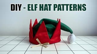 ELF HAT - Pattern included - DIY