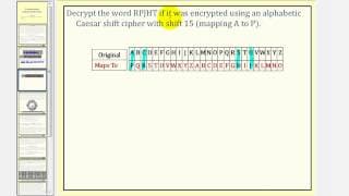 Cryptograph: Substitution Cipher (Caesar Cipher)