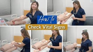How to Check Vital Signs