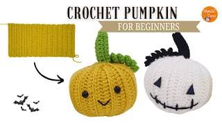 How to Crochet Pumpkin for Beginners | Easy Amigurumi Crochet Pumpkin | Crochet Fall Decor pattern
