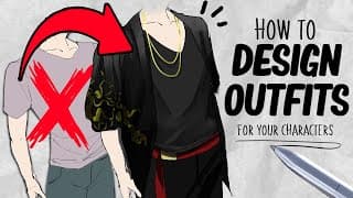 How to design Outfits for characters | Tutorial | DrawlikeaSir