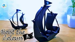 Build Your Mini Pirate Ship With Paper: Perfect Adventure Craft | paper boat