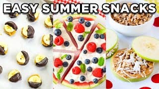 3 Fun Summer Snacks Kids Can Make | Easy Snack Recipes for Kids by MOMables