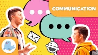 COMMUNICATION for Kids 💬 Characteristics and Types 🗣️ Sender, Receiver, Message, Channel and Code