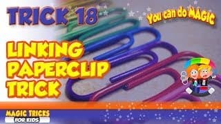 Linking Paper Clips Illusion - Try for yourself - You link Paperclips in-front of their eyes