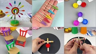 Fun and Easy DIY Craft Ideas for Kids | Recycled Crafts and Indoor Games