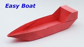How To Make a Paper Boat - Origami Paper Boat Tutorial
