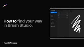 How to find your way with Brush Studio in Procreate