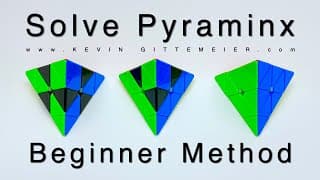 How to Solve Pyraminx Tutorial: Layer by Layer Beginner's Method [KTFG 392]