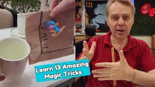 13 Amazing Magic Tricks with Everyday Objects | Easy Tricks Anyone Can Do!