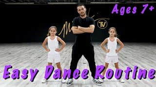 Easy Dance Routine - (Hip Hop Dance Tutorial AGES 7+) | MihranTV