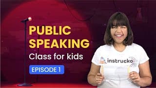 Public speaking class for kids | Ep. 1 | Tips