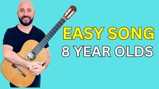 8 Year Olds | EASY First Guitar Songs Tutorial